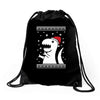 big trex santa ugly christmas Drawstring Bags