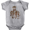 the evolution of groot Baby Onesie