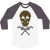 skull bullets 3/4 Sleeve Shirt