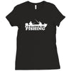 id rather be fishing Ladies Fitted T-Shirt
