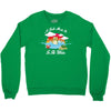 a turtle made it to the water Crewneck Sweatshirt