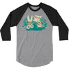 rock, paper, scissor hold 3/4 Sleeve Shirt