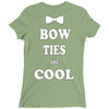 bow ties are cool Ladies Fitted T-Shirt
