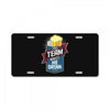 drinking beer License Plate