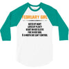 February Girl Hated By Many 3/4 Sleeve Shirt