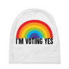 I Am Voting Yes Baby Beanies