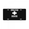 orgasm donor funny License Plate