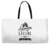 adventure calling and i must go woods ex Weekender Totes
