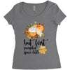 but first pumpkin space latte Women's Triblend Scoop T-shirt
