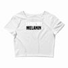 i love my melanin Crop Top