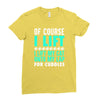 cat cats lift lifting fitness Ladies Fitted T-Shirt