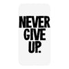 never give up iPhoneX