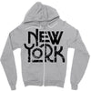 new york 2 Zipper Hoodie
