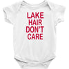 lake hair don't care Baby Bodysuit