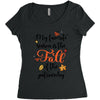 my favorite season is the fall of the patriarchy Women's Triblend Scoop T-shirt