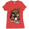 new feic stuff Ladies Fitted T-Shirt