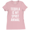 tequila is my spirit animal Ladies Fitted T-Shirt