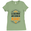 Legends are born in June Ladies Fitted T-Shirt