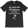 all i want for christmas is a cure carcinoid cancer T-Shirt