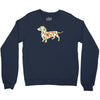 dachshund flower Crewneck Sweatshirt