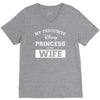 my favourite disney princess is my wife V-Neck Tee