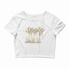 can&rsquo;t see the forest Crop Top