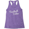 football vibes Racerback Tank