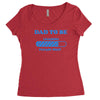 dad to be funny Women's Triblend Scoop T-shirt