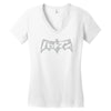 japanese batman logo fan inspired Women's V-Neck T-Shirt