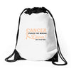 Cancer Picked The Wrong Diva Drawstring Bags