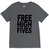 free high fives t shirt x large funny humor geek awesome highfive cool V-Neck Tee