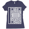 qr composition Ladies Fitted T-Shirt