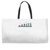 evolution of espionage Weekender Totes