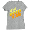 let's get weird Ladies Fitted T-Shirt