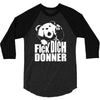ted fick dich donner 3/4 Sleeve Shirt