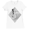 surf nose Ladies Fitted T-Shirt