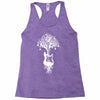nature guitar white tree music banksy art Racerback Tank