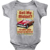 sell midget ideal birthday gift or present Baby Bodysuit