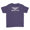 boss life hip hop music rick ross maybach cool dope mens tshirt black Youth Tee