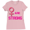Women's March We are Strong Ladies Fitted T-Shirt
