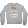 leo hated by many wanted by plenty disliked by some confronted by none Crewneck Sweatshirt