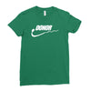 donor   mens funny Ladies Fitted T-Shirt