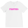 fighter breast cancer V-Neck Tee