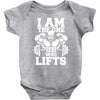 i am the one who lifts Baby Bodysuit