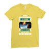 Never Underestimate A Man Who Watches Lost in Space And Was Born in De Ladies Fitted T-Shirt