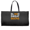blood sweat Weekender Totes