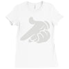 mickey hands gun Ladies Fitted T-Shirt