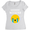 goodbye weekend Women's Triblend Scoop T-shirt