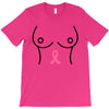 breast with pink ribbon T-Shirt