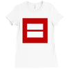 equality for all sign marriage equality t shirts t shirt Ladies Fitted T-Shirt